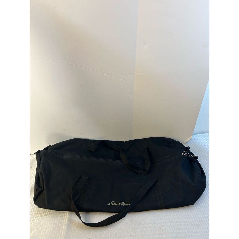 Eddie‎ Bauer duffel bag zipper 28"x14" Black
